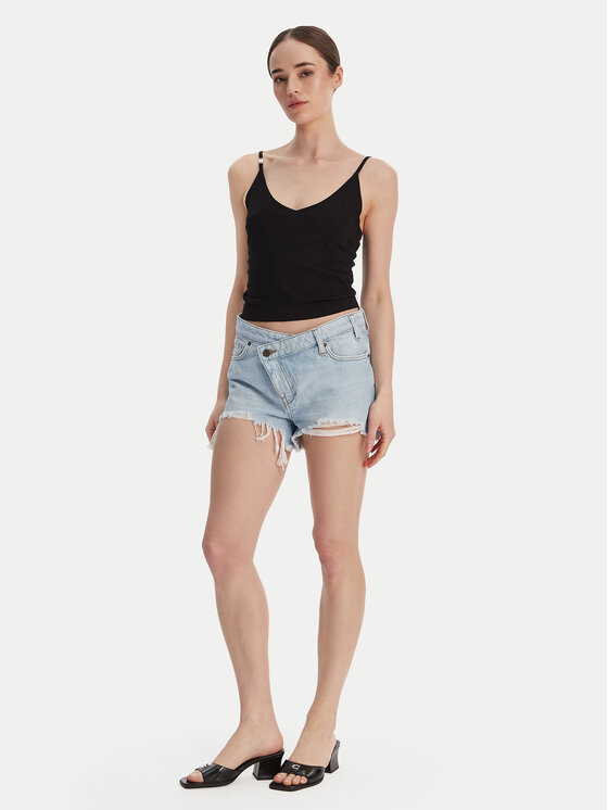 Guess Jeans Guess Jeans Джинсові шорти W6GDZ8 D6364 Голубий Regular Fit