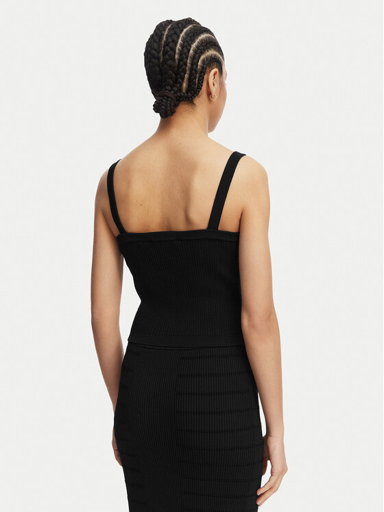 Guess Guess Marškinėliai W5YR10 Z0130 Juoda Regular Fit