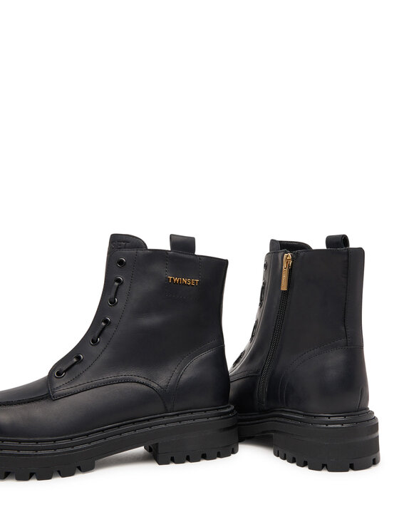 TWINSET TWINSET Čizme 252TCP184 Crna