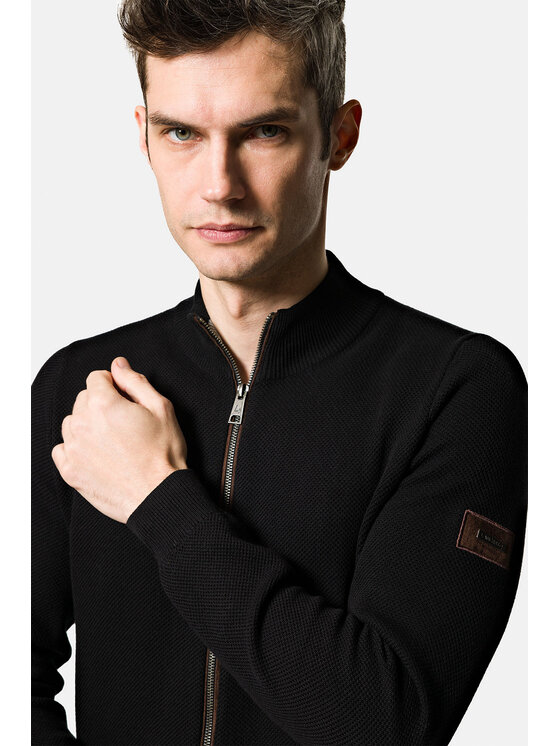 Lancerto Lancerto Kardigan Jeff SW073222000064 Czarny Regular Fit