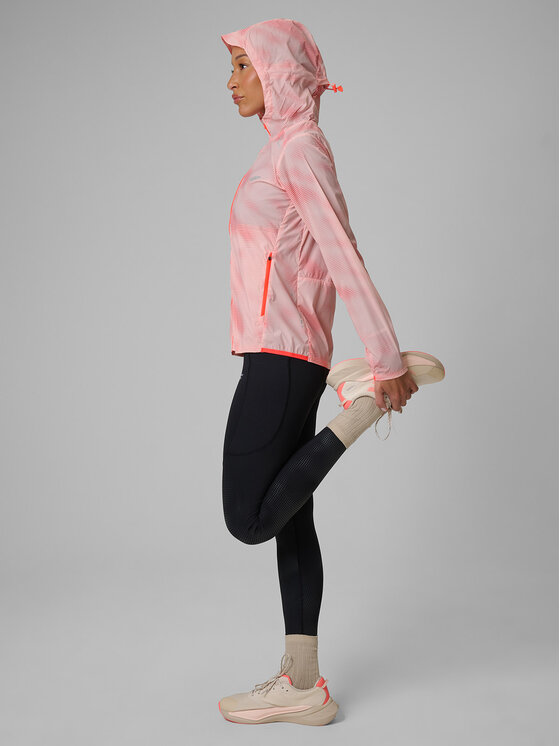 4F 4F Kurtka do biegania JOY MOTION Koralowy Regular Fit