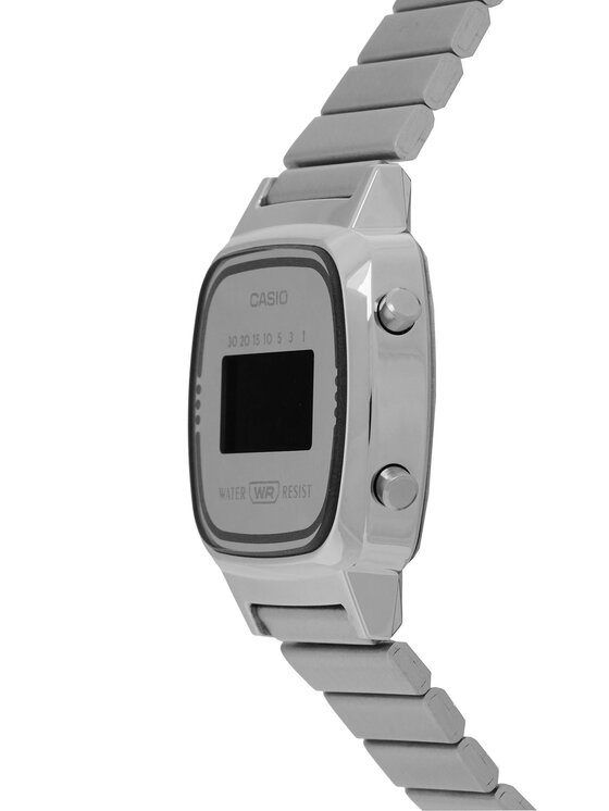 Casio Casio Zegarek Vintage LA670WES-7AEF Srebrny