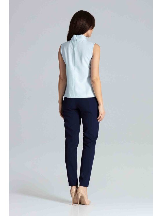 Lenitif Lenitif Blusa K481 Blu Regular Fit