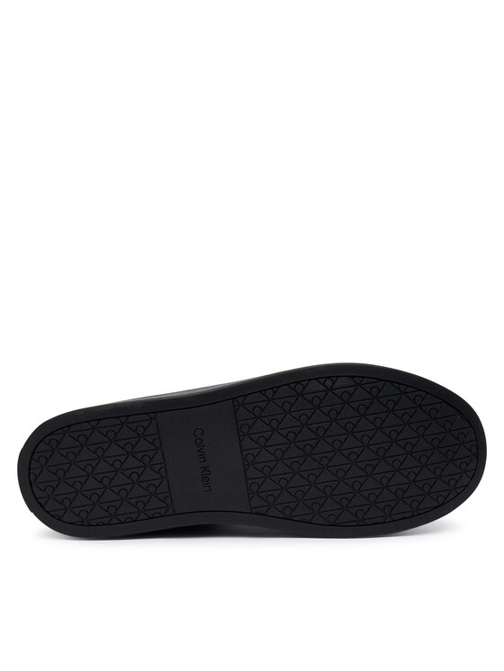 Calvin Klein Calvin Klein Laisvalaikio batai Classic Cup Mid Laceup Zip Lth YM0YM01428 Juoda