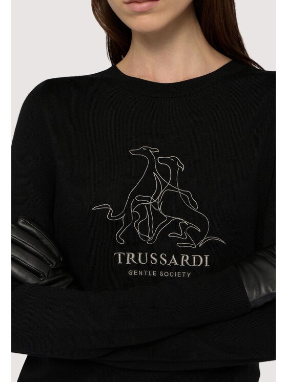 Trussardi Trussardi Maglione M0126001158N033 Nero Regular Fit