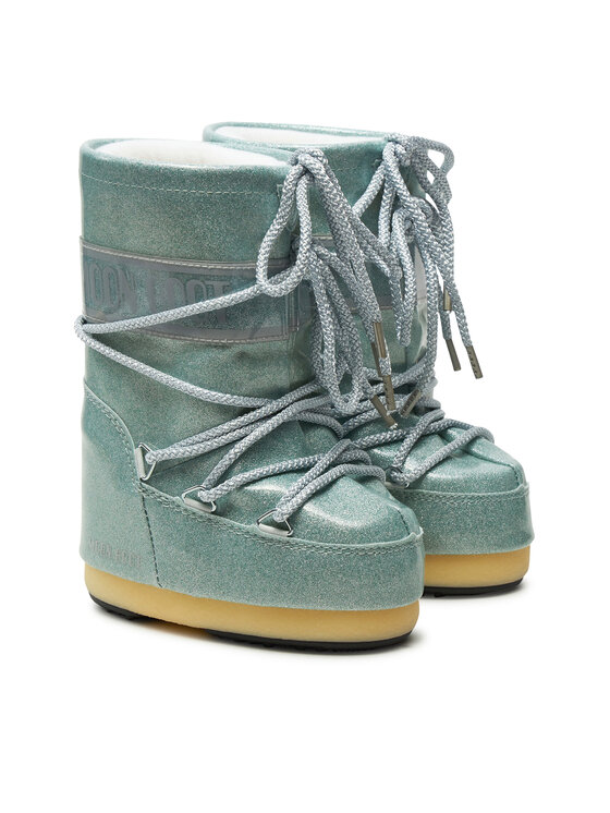 Moon Boot Moon Boot Śniegowce Icon Junior Glitter 80D3400290 Niebieski