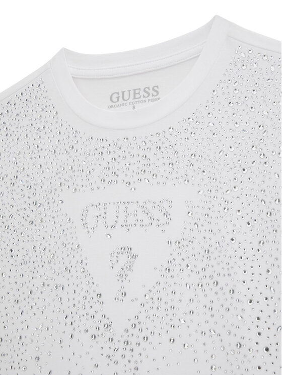 Guess Guess Póló J6RI37 K6YW4 Fehér Regular Fit