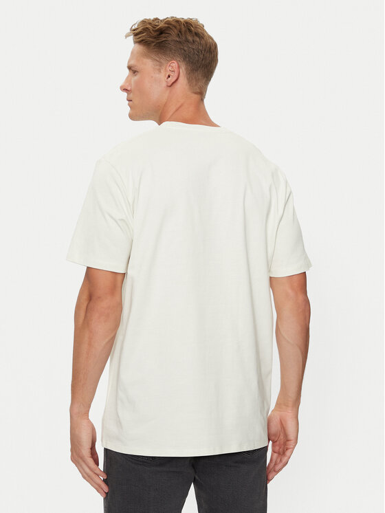 Wrangler Wrangler T-shirt Americana 112357379 Bijela Regular Fit