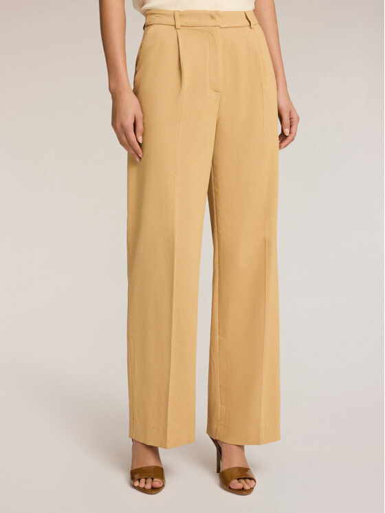 Motivi Motivi Pantaloni di tessuto P192Q004202N002 Crema Over Fit