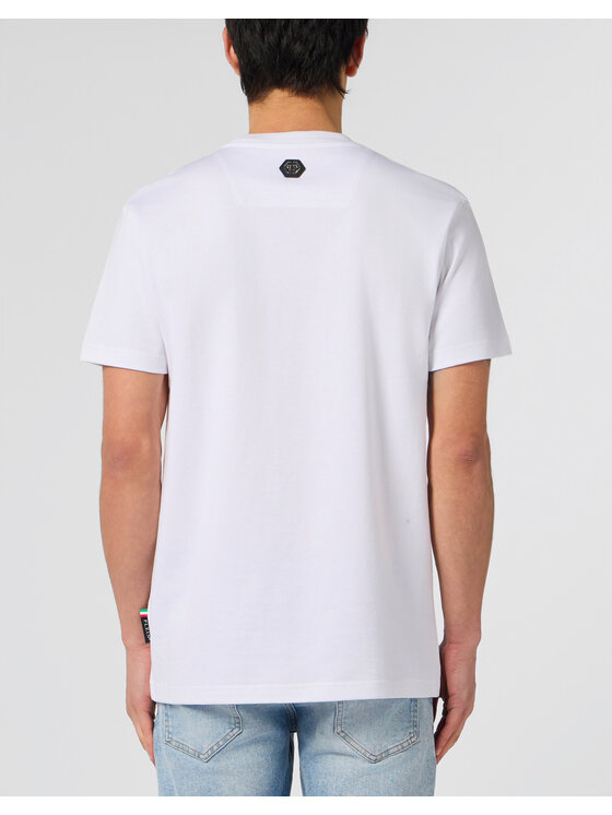 PHILIPP PLEIN PHILIPP PLEIN T-Shirt 28974 Biały Regular Fit