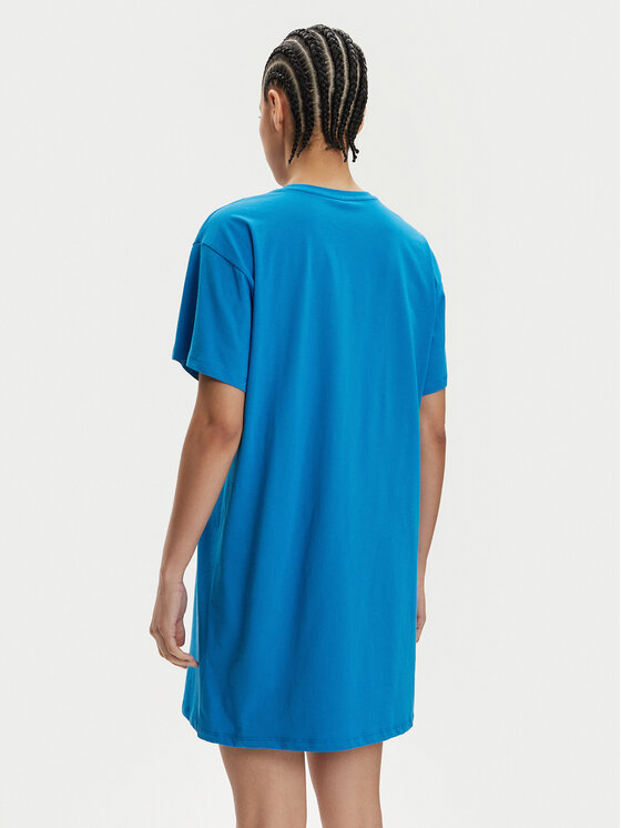 Pieces Pieces Vsakodnevna obleka Ria 17149328 Modra Loose Fit
