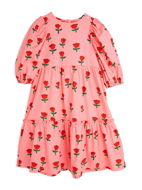 MINI RODINI MINI RODINI Každodenní šaty Roses 2515010528 Růžová Regular Fit