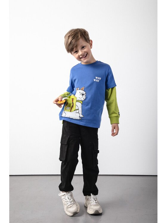 Coccodrillo Coccodrillo T-Shirt ZC5143203ABK-032 Granatowy Regular Fit