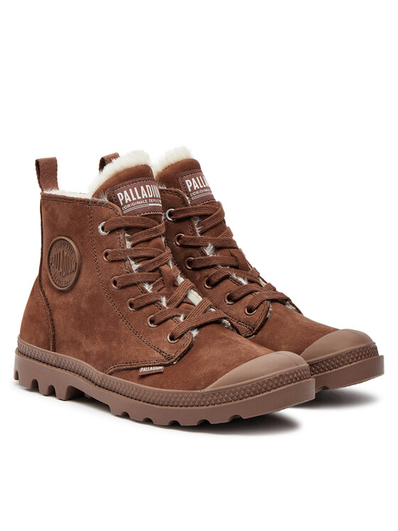 Palladium Palladium Pohodni čevlji PAMPA HI ZIP WL 95982-292-M Rjava
