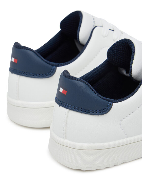 Tommy Hilfiger Tommy Hilfiger Сникърси Low Cut Lace-Up T3X9-34073-1355X S Бял