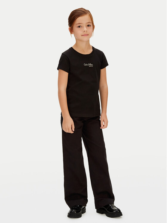 Calvin Klein Jeans Calvin Klein Jeans Tričko Signature IG0IG03061 Čierna Regular Fit