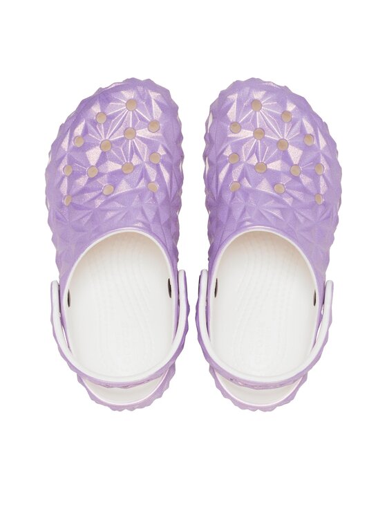 Crocs Crocs Şlapi Classic Iridescent Geo Clog 209841 Violet