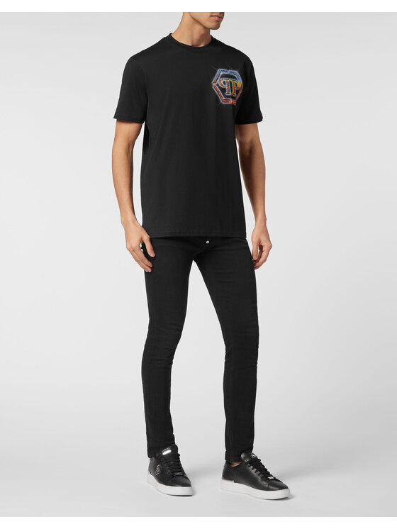 PHILIPP PLEIN PHILIPP PLEIN T-Shirt 9839 Černá Regular Fit