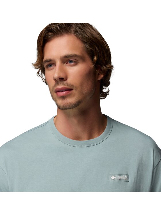 Columbia Columbia T-Shirt 215505 Niebieski Regular Fit