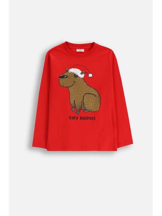 Coccodrillo Coccodrillo T-Shirt ZC5143101MER-009 Červená Regular Fit