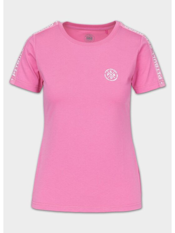 PITBULL PITBULL T-Shirt TITCH Różowy Regular Fit