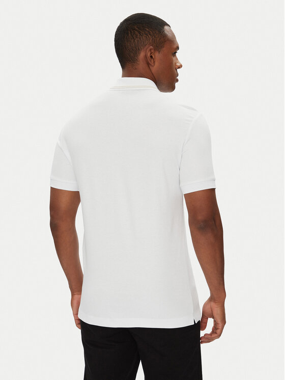 EA7 Emporio Armani EA7 Emporio Armani Polokošile 7M000300 AF13739 U0002 Bílá Slim Fit
