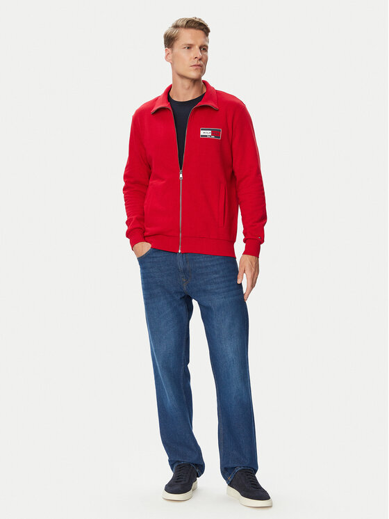 Tommy Hilfiger Tommy Hilfiger Felpa Brand Love MW0MW44941 Rosso Regular Fit
