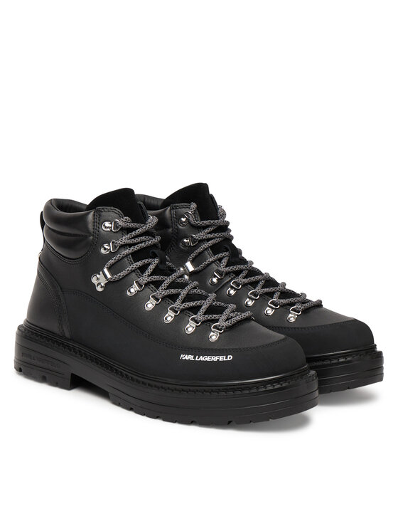 KARL LAGERFELD KARL LAGERFELD Bakancs Miles KL10245 Fekete