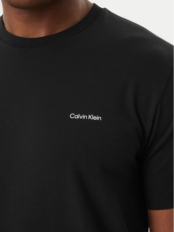 Calvin Klein Calvin Klein T-krekls LV04LH200G Melns Slim Fit
