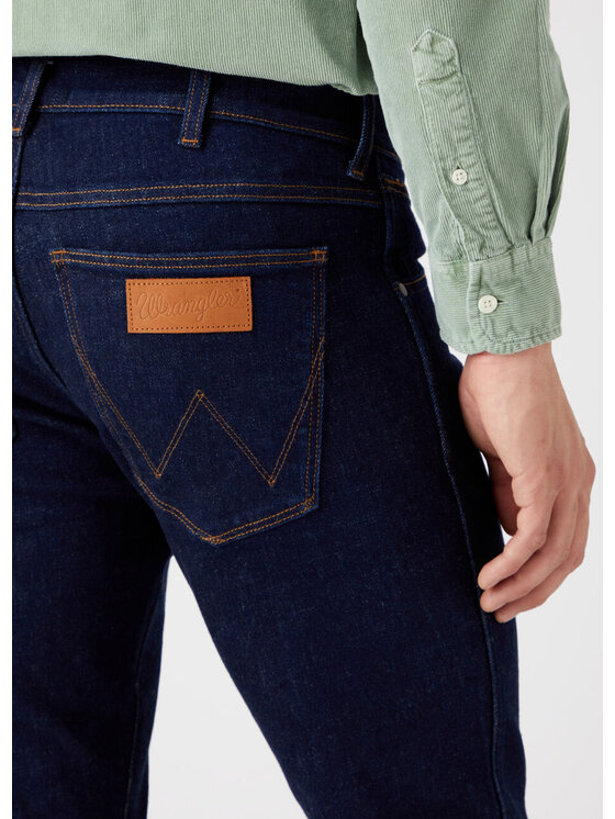 Wrangler Wrangler Jeansy LARSTON Niebieski Slim Fit