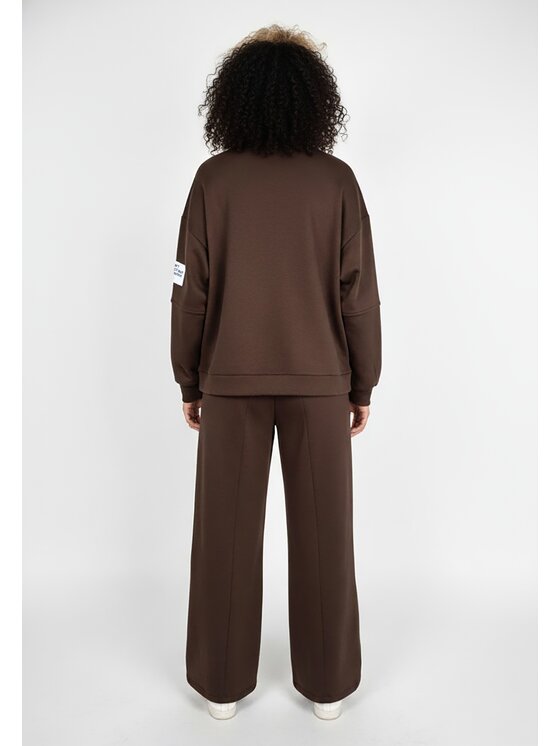 FIGL FIGL Σετ φόρμας M1168 Καφέ Regular Fit