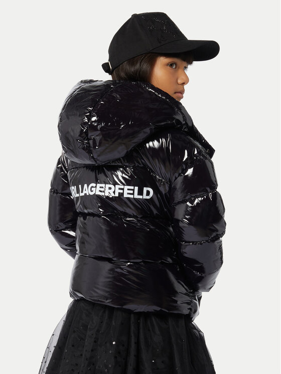 Karl Lagerfeld Kids Karl Lagerfeld Kids Winterjacke Z30232 S Schwarz Regular Fit