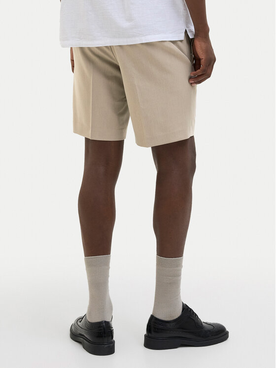 Jack & Jones Jack & Jones Bavlnené šortky Stace 12271357 Béžová Relaxed Fit