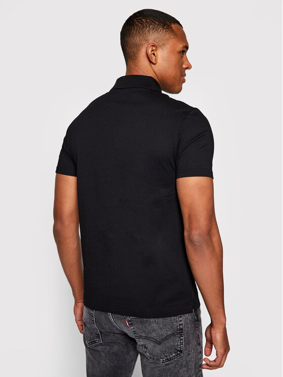 Lacoste Lacoste Tricou polo YH4801 Negru Slim Fit