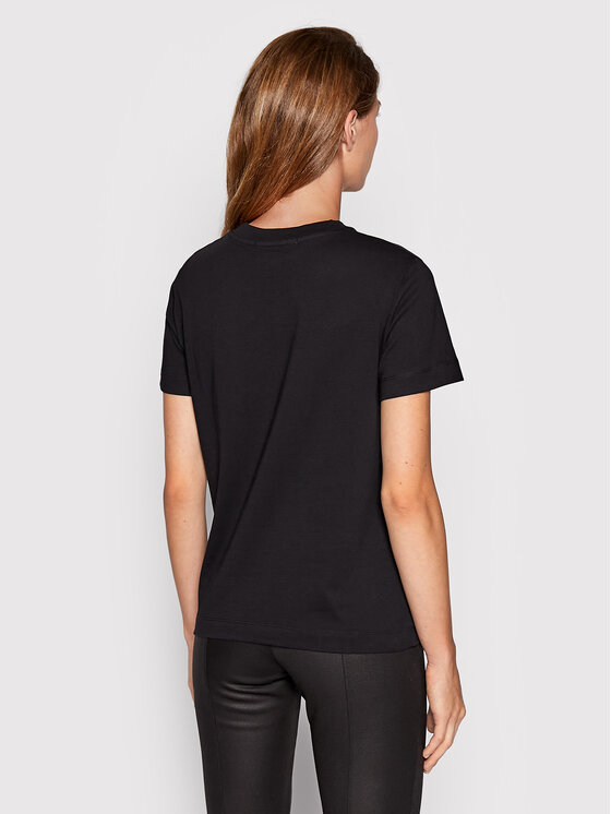 Calvin Klein Jeans Calvin Klein Jeans Póló J20J219142 Fekete Regular Fit