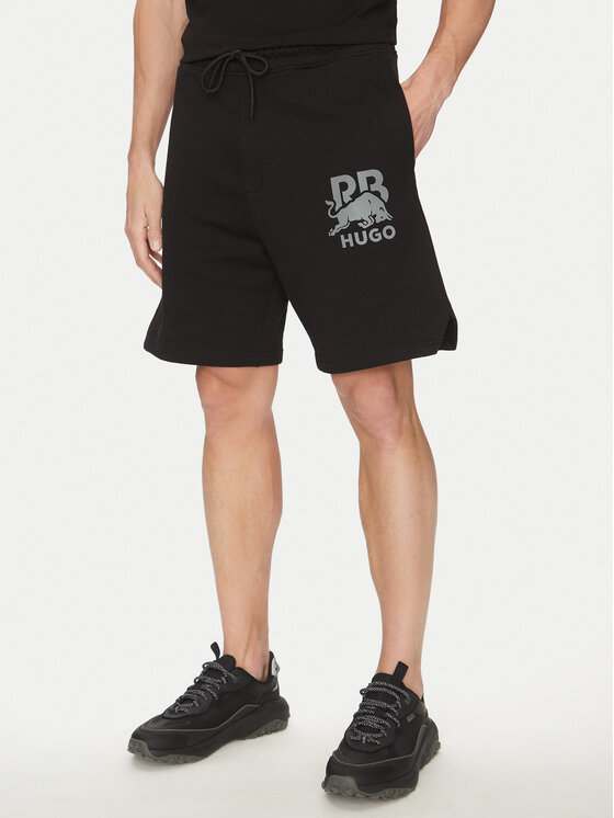 HUGO HUGO Pantaloni scurți sport Deswick_RB 50542809 Negru Regular Fit