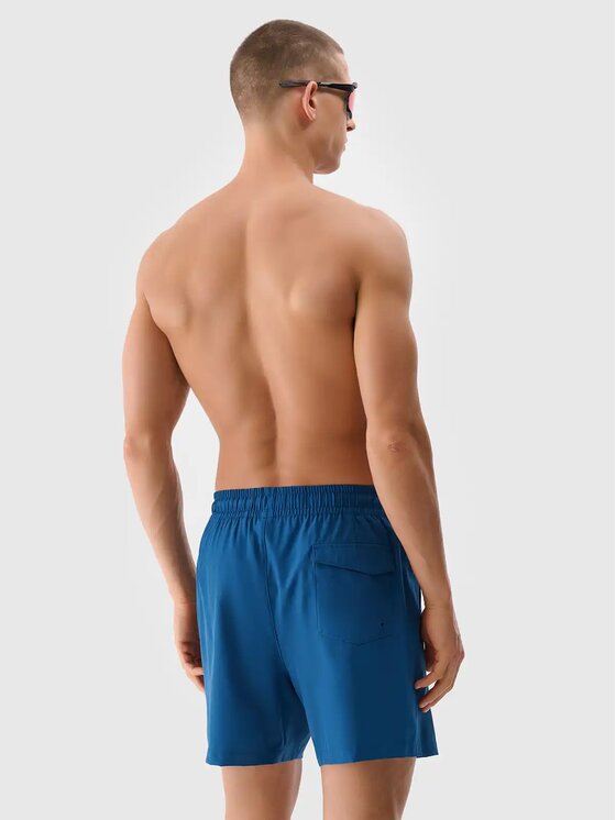 4F 4F Plážové šortky 4FWSS25UBDSM134-033S Modrá Regular Fit