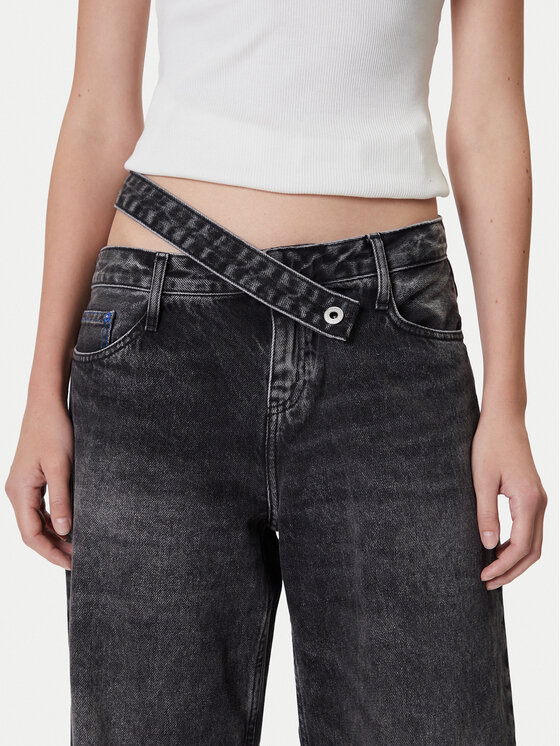 Karl Lagerfeld Jeans Karl Lagerfeld Jeans Jeansy A4W10047 Szary Relaxed Fit
