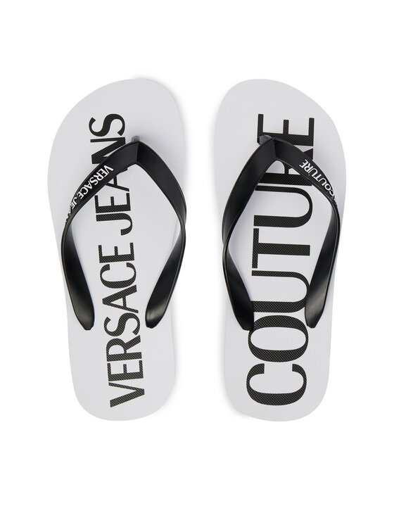 Versace Jeans Couture Versace Jeans Couture Šlepetės per pirštą 80VA3SQ7 ZSS81 Balta