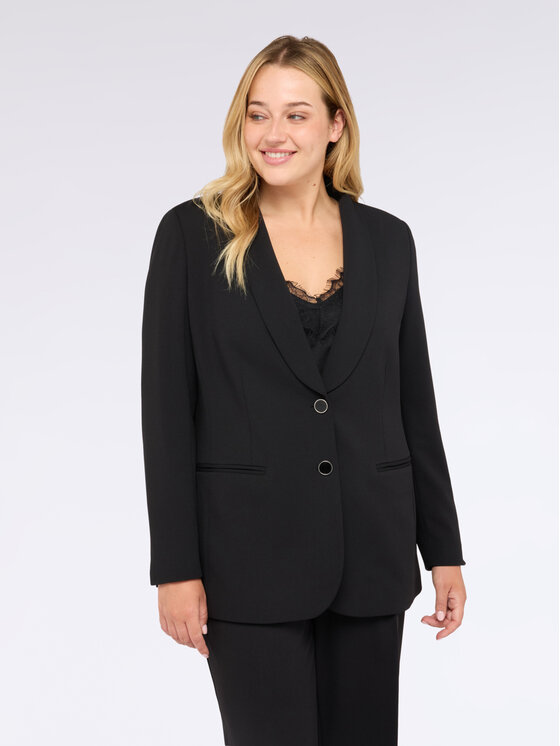 Fiorella Rubino Fiorella Rubino Giacca di transizione Q530T000213N033 Nero A-Line Fit