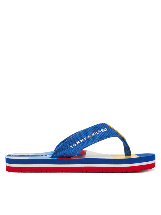 Tommy Hilfiger Tommy Hilfiger Šlepetės per pirštą T3X8-33907-0058Y913 M Tamsiai mėlyna