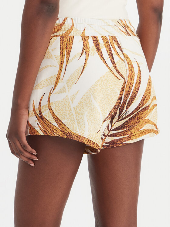 Just Cavalli Just Cavalli Pantaloni scurți sport 80PADE02 CF100 Alb Regular Fit