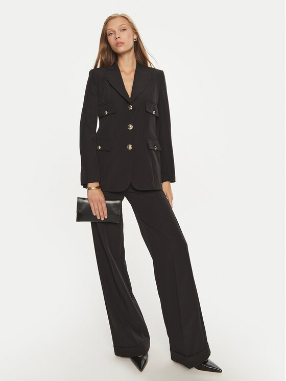 Maryley Maryley Sacou 24IB156/43NE Negru Regular Fit