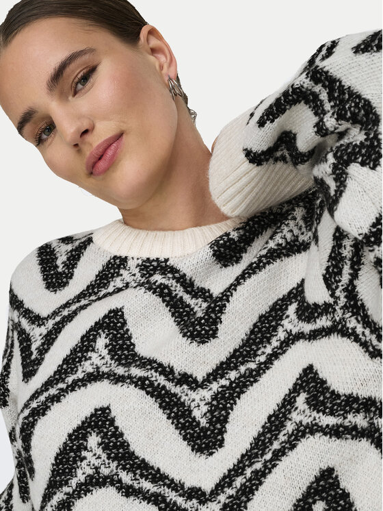 ONLY ONLY Kampsun Jane 15332157 Beež Regular Fit