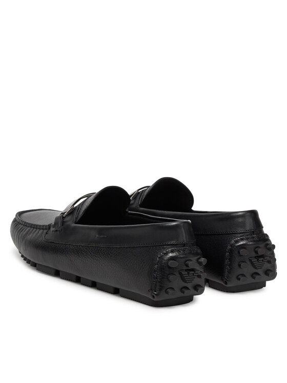 Emporio Armani Emporio Armani Мокасини X4B151 XN882 K001 Черен