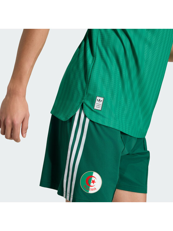 adidas adidas Koszulka techniczna Algeria 26 Away Authentic Jersey Zielony Slim Fit