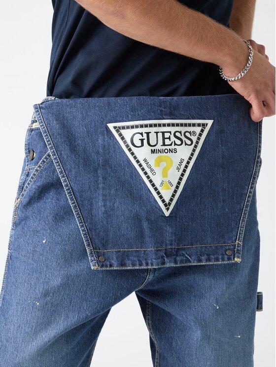 Guess Jeans Guess Jeans Jeansy 183586 Niebieski Regular Fit