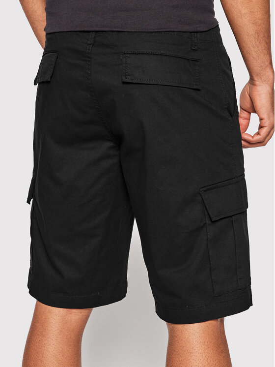 Champion Champion Pantaloncini di tessuto Cargo 216324 Nero Custom Fit