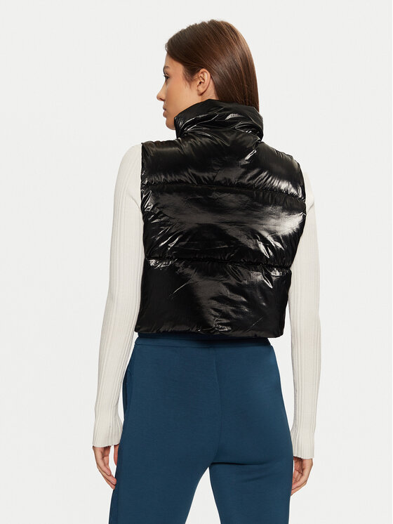 Guess Guess Αμάνικο Μπουφάν V5RL00 WGUJ0 Μαύρο Regular Fit