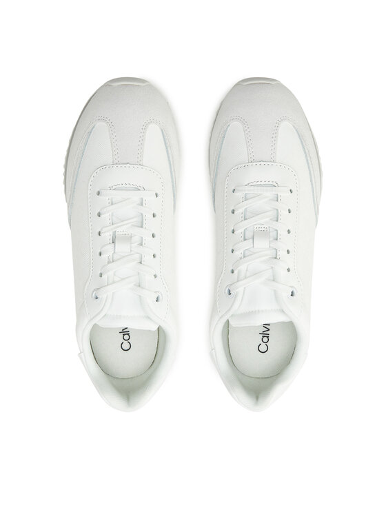 Calvin Klein Calvin Klein Снікерcи Runner Lace Up - Mono Mix HW0HW02294 Білий